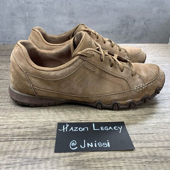 Skechers~Women’s~Tan Memory Foam Relaxed Fit Air-Cooled Shoes~Size 9.5M - Picture 2 of 8